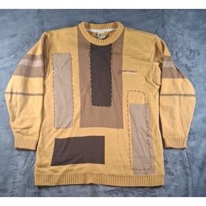 SouthPole  Mens Large Y2k Sweater Chunky Block  Style